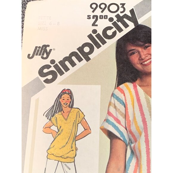 Simplicity Misses Shirt Tunic Sewing Pattern sz 6 8 9903 - uncut - Picture 2 of 3